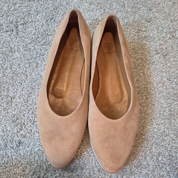 Coclico Perl Ante Tan Women's Platform Suede Shoes Size 9 - Picture 6 of 10